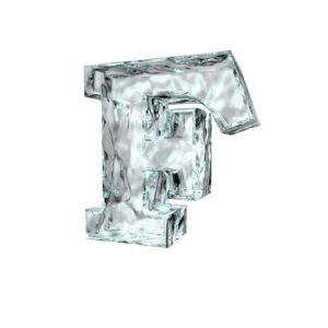 frozen letter F