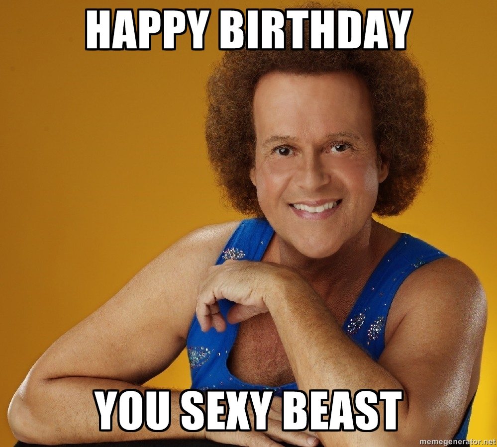 Happy birthday, you sexy beast - Marilyn McKenna